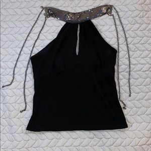 Express Choker Stretch Top